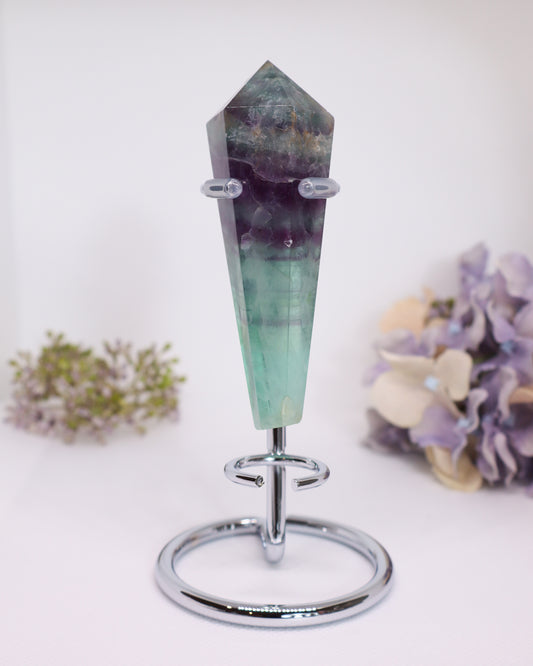 Fluorite Wand on Stand #5