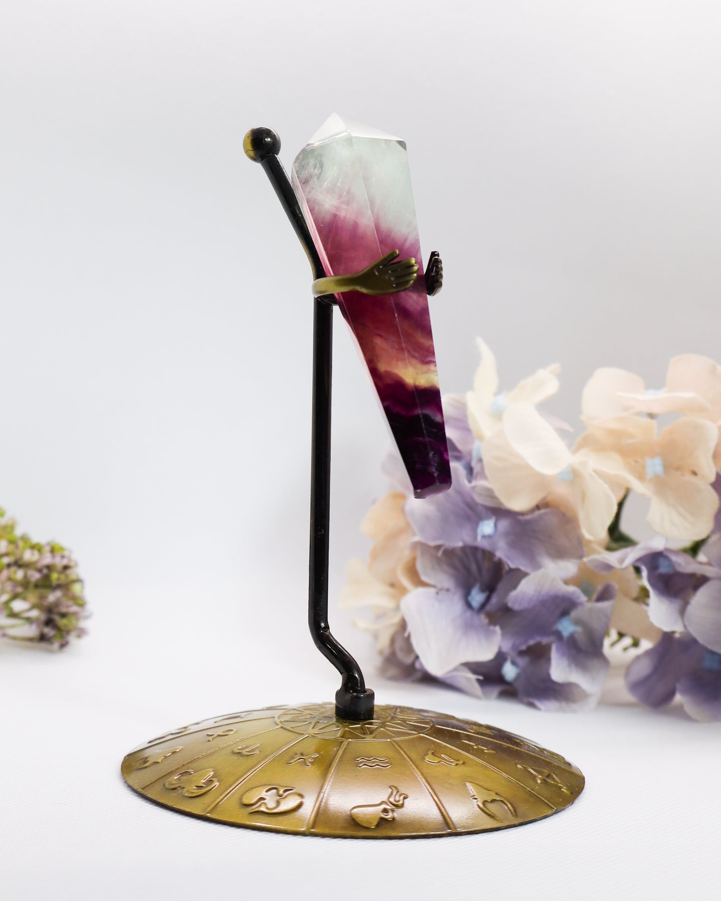 Candy Fluorite Wand on Stand #1