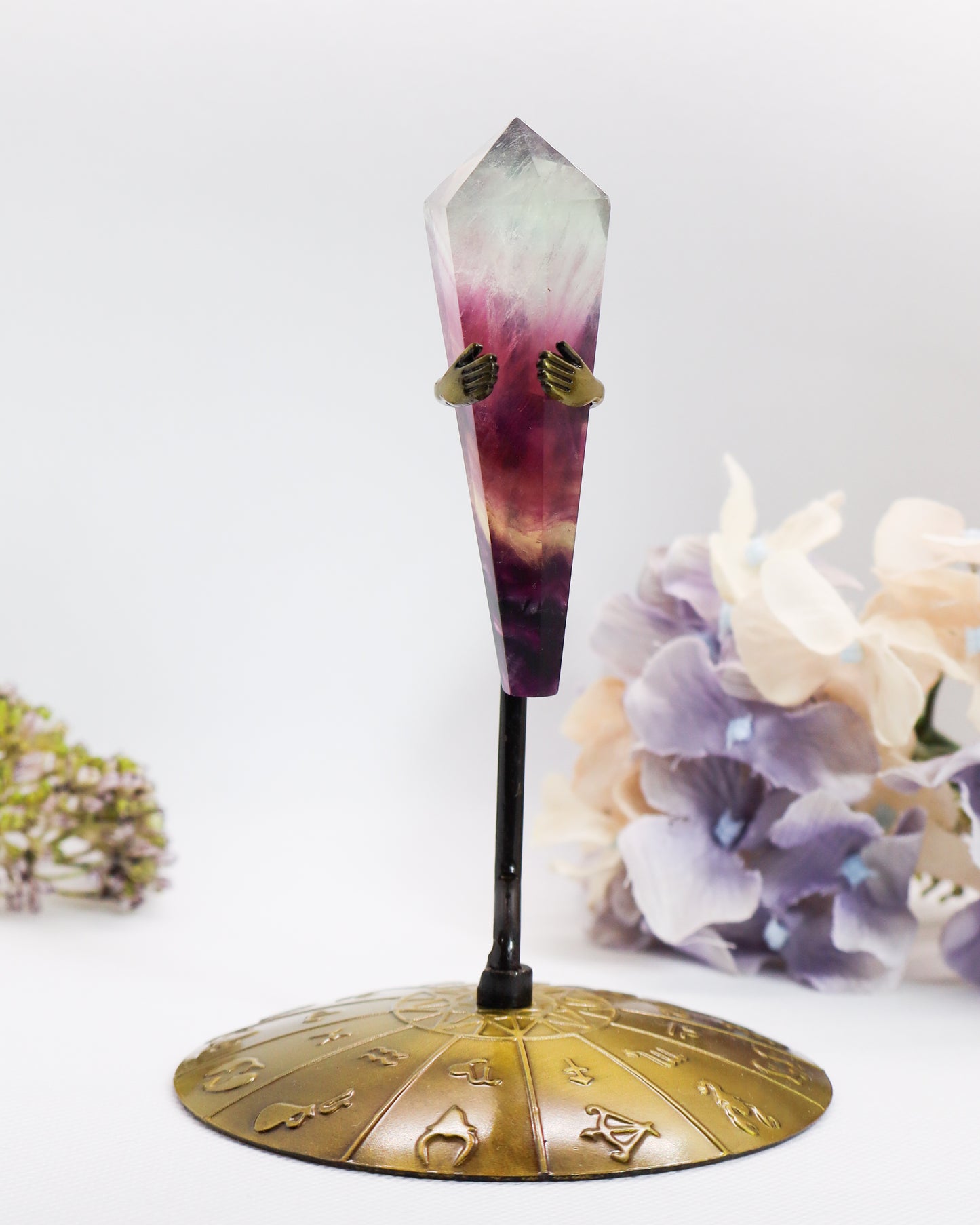 Candy Fluorite Wand on Stand #1