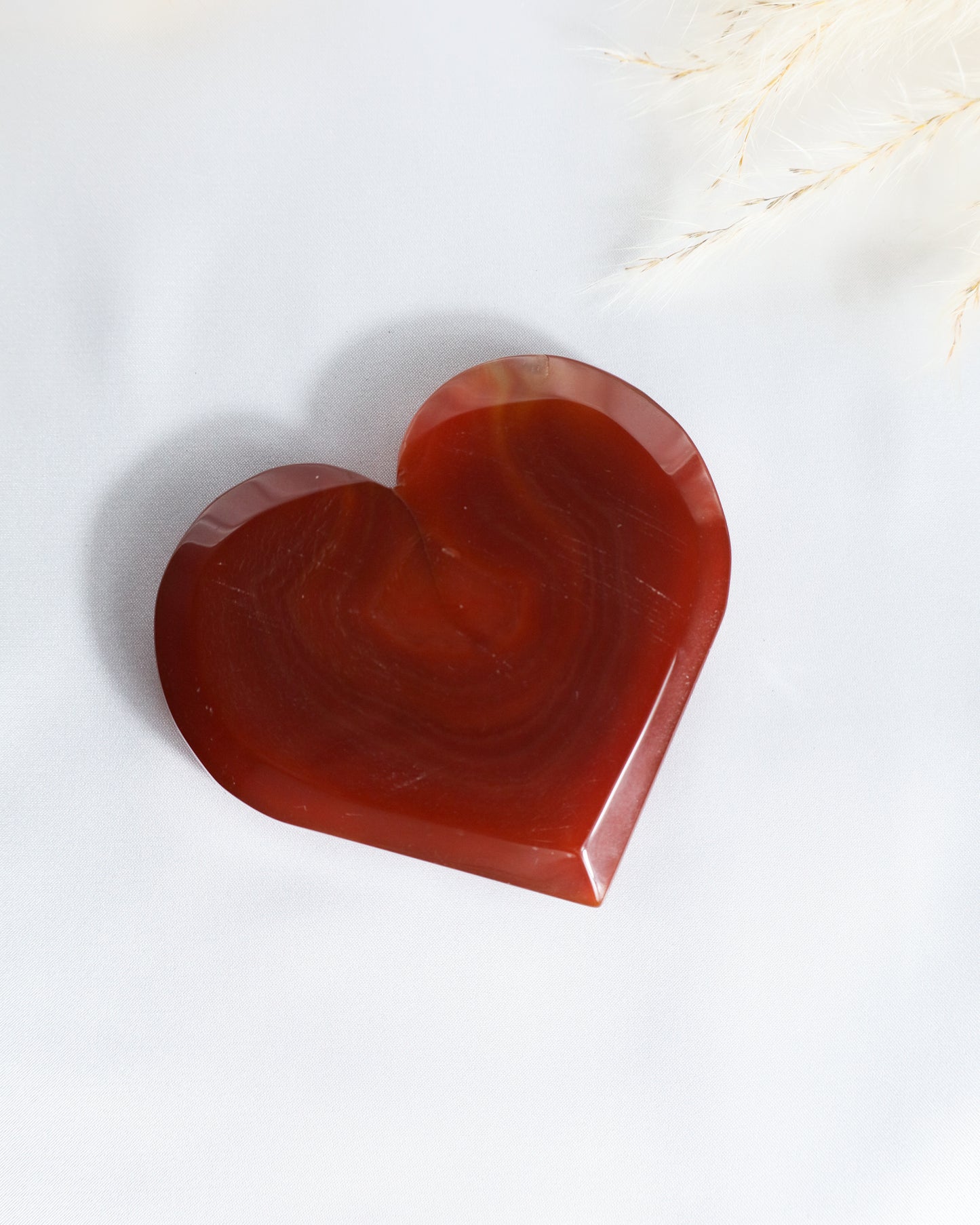 Druzy Carnelian Heart #2