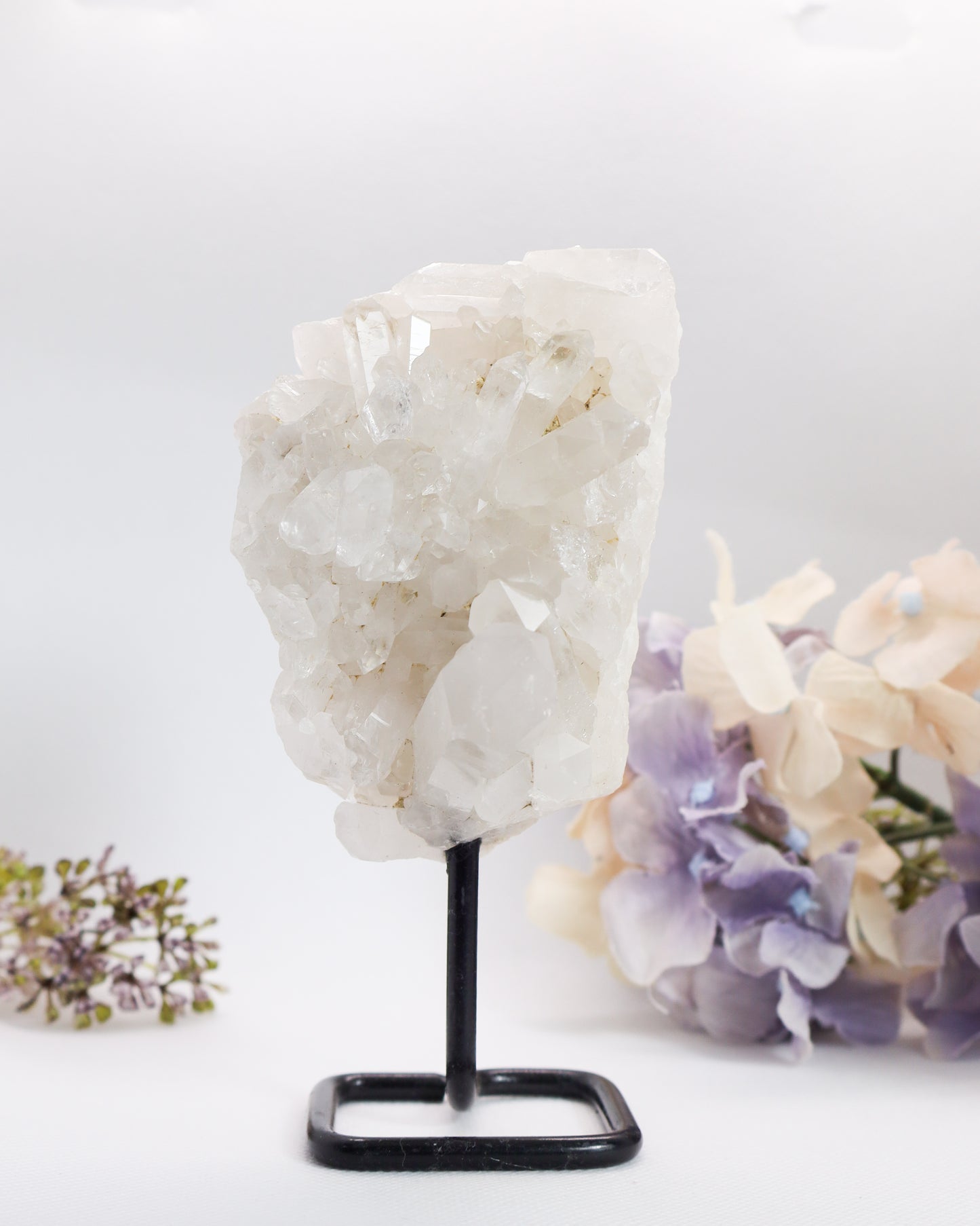 Clear Quartz Cluster on Stand #3