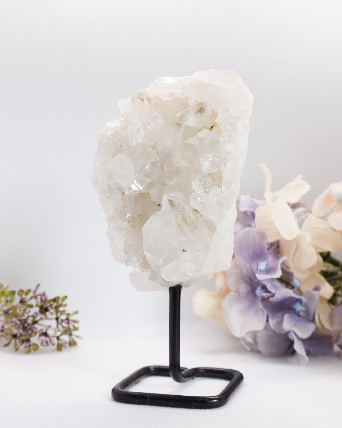 Clear Quartz Cluster on Stand #3