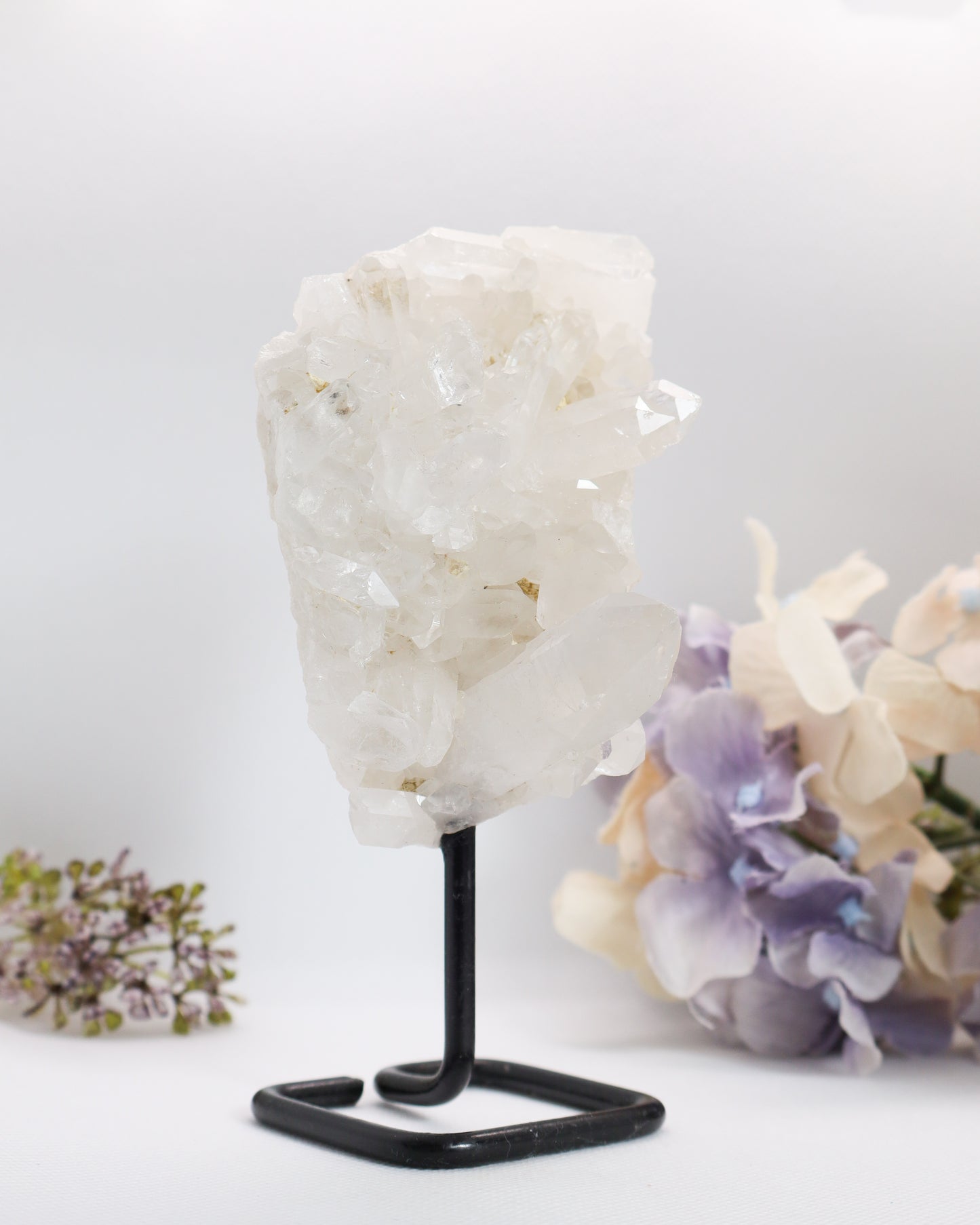 Clear Quartz Cluster on Stand #3