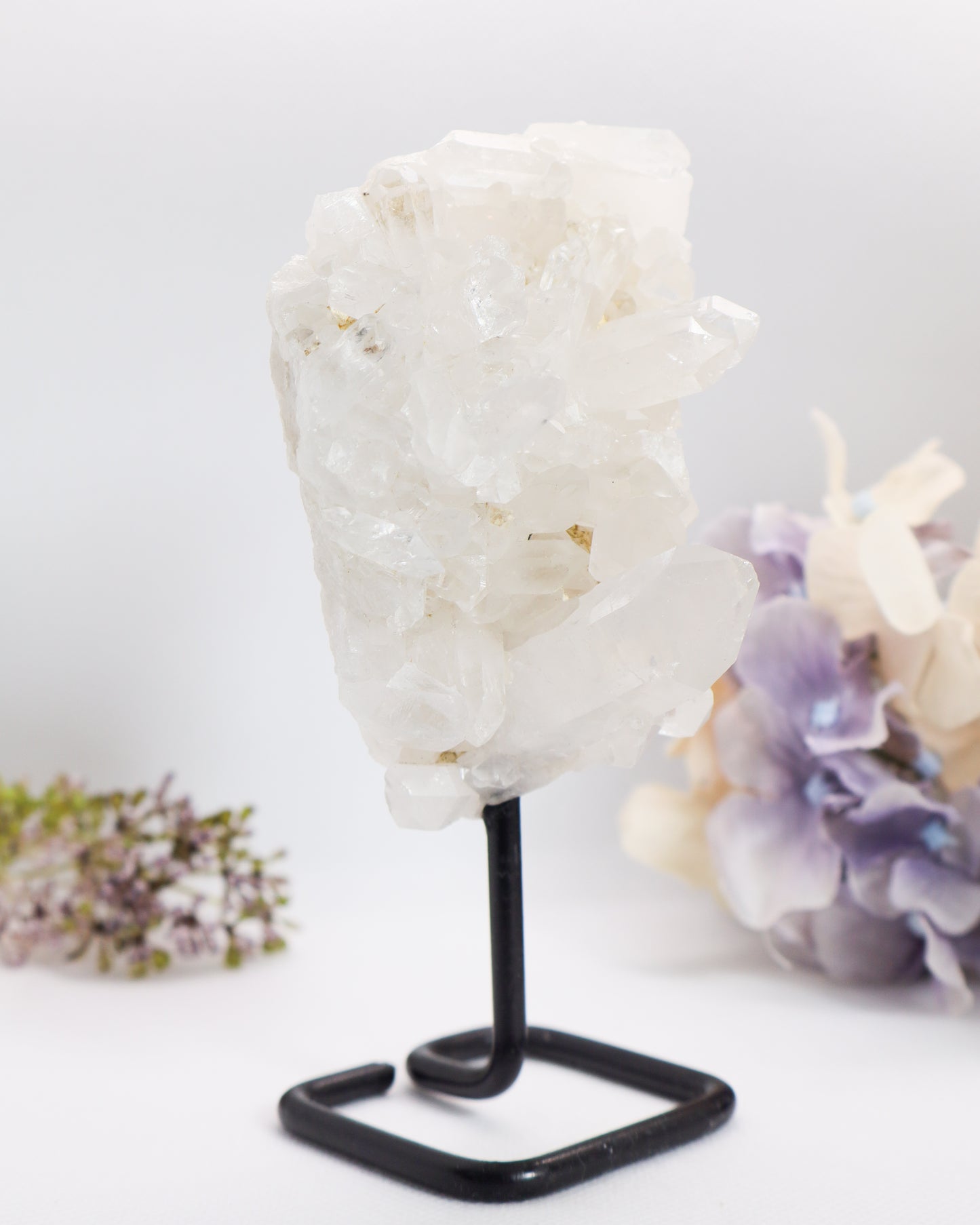 Clear Quartz Cluster on Stand #3