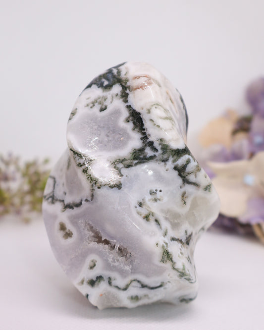 Moss Agate Flame #3