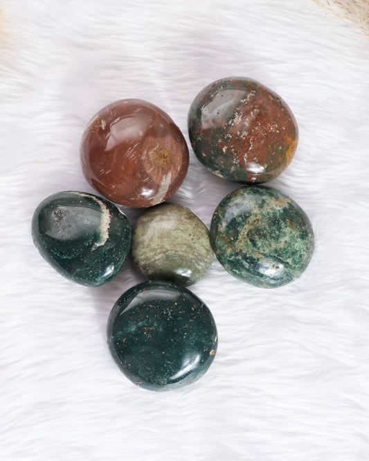 Ocean Jasper Palm Stones