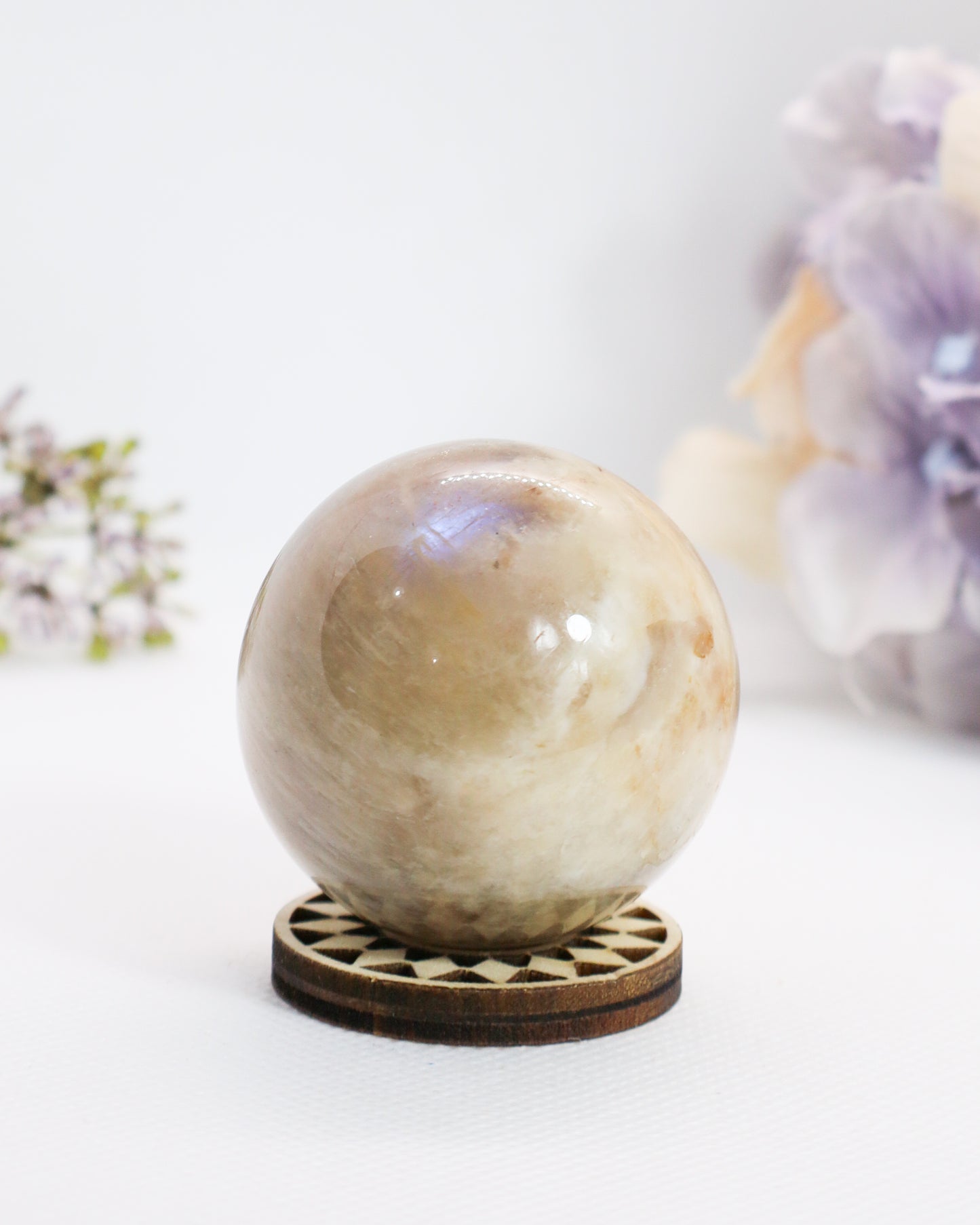 Sunstone Moonstone Sphere #5