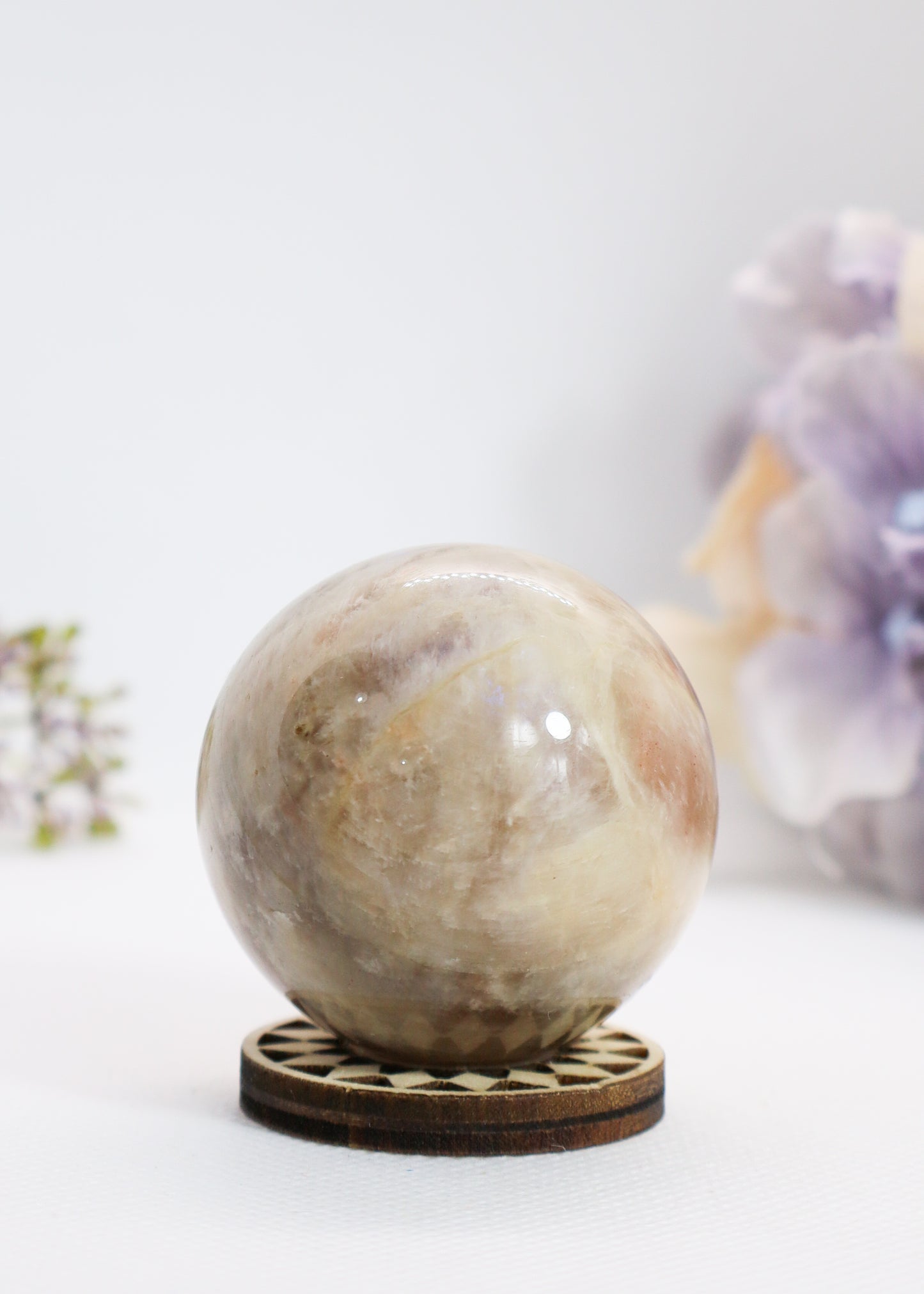 Sunstone Moonstone Sphere #5