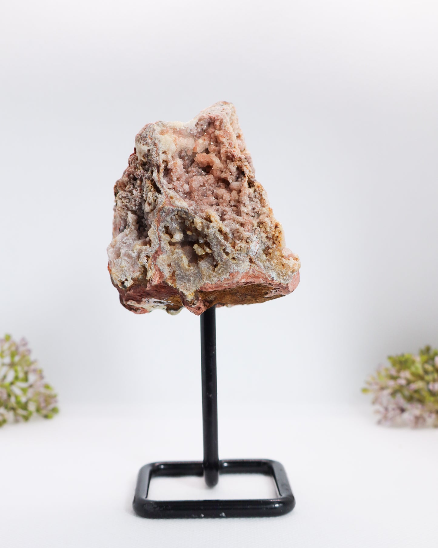 Pink Amethyst Geode on Stand #11