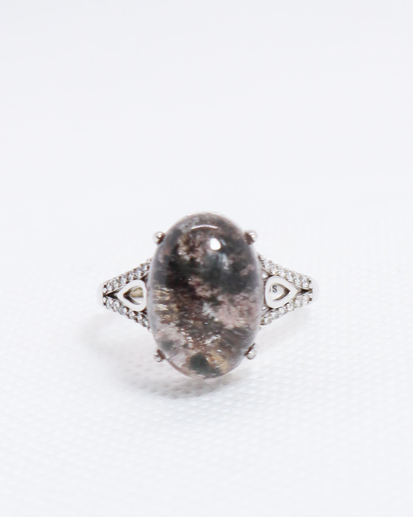 Garden Quartz Ring - 925 Sterling Silver