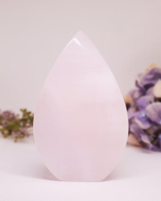 Pink Mangano Calcite Flame - UV Reactive