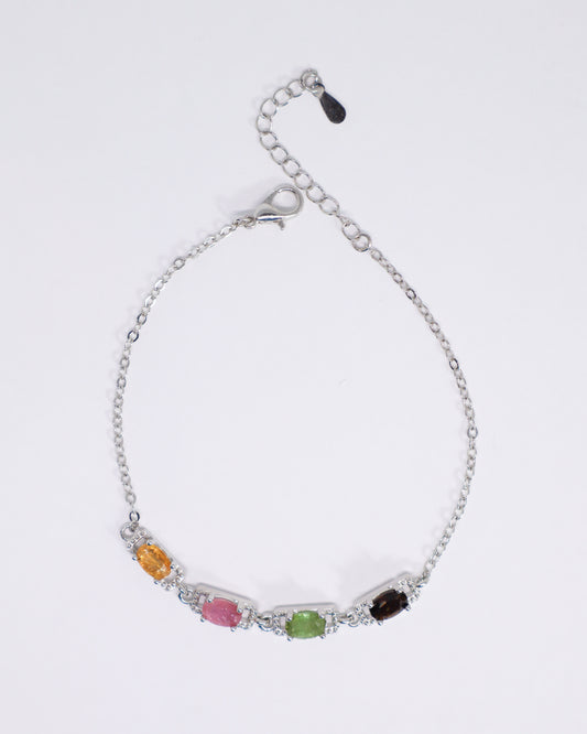 Rainbow Tourmaline Bracelet