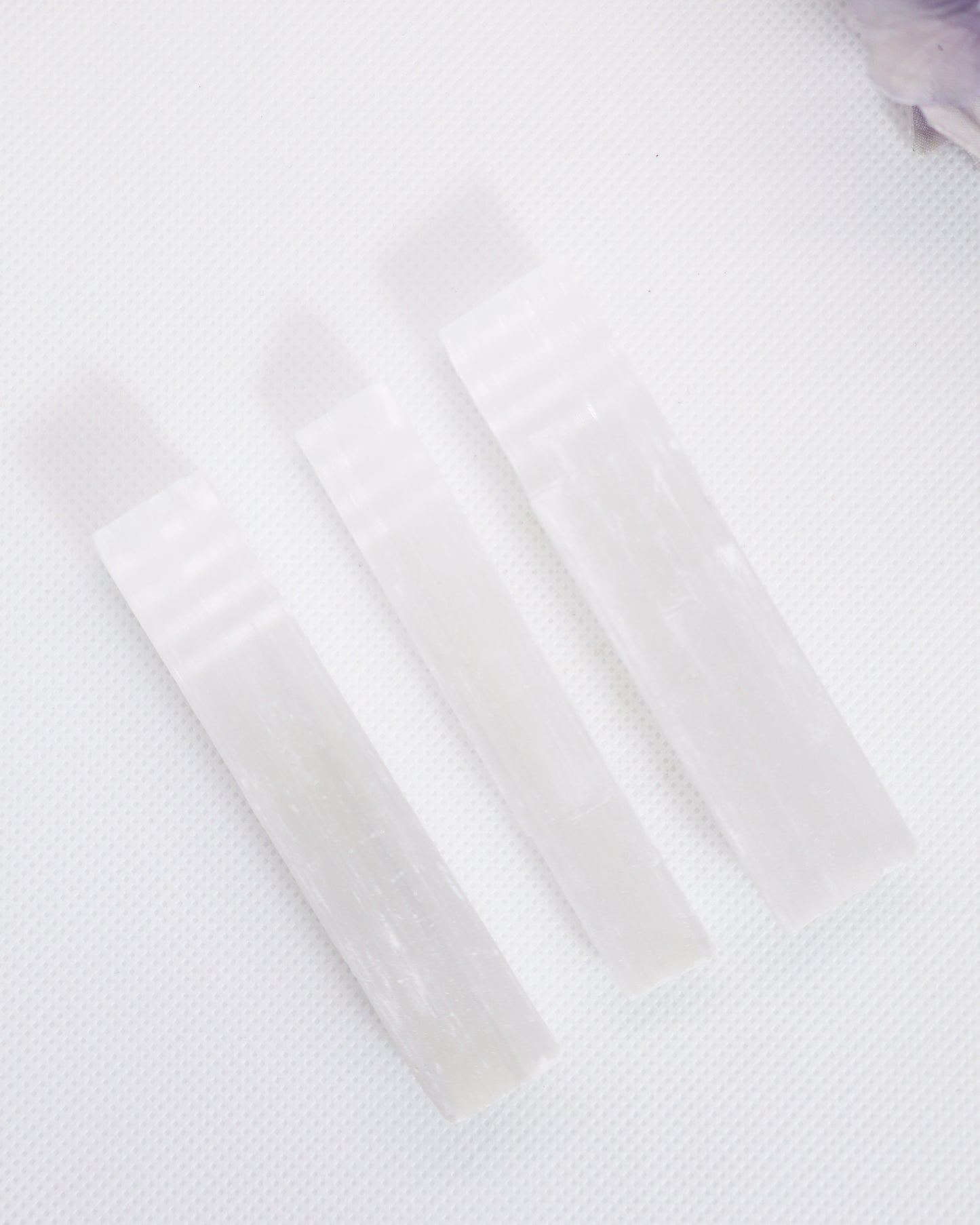 Selenite Rough Rod