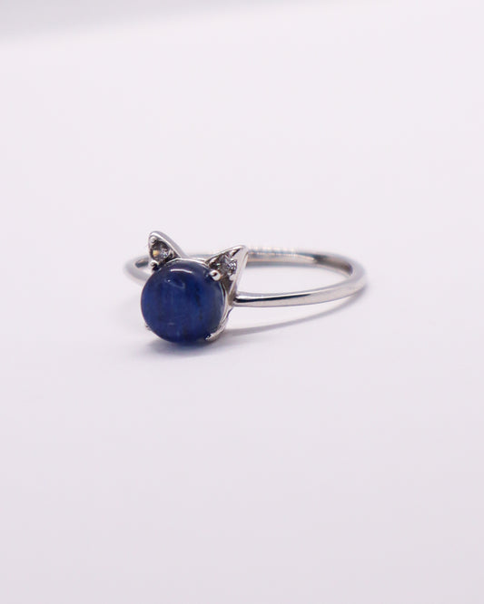 Blue Kyanite Ring - 925 Sterling Silver