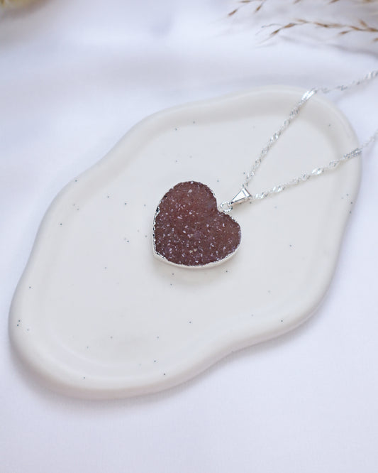 Amethyst Heart Necklace #6