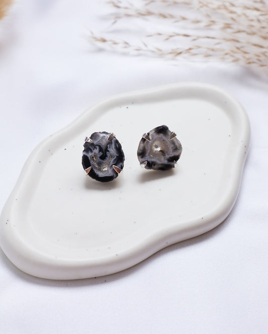 Agate Geode Studs #2