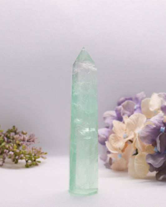 Fluorite Tower #2- Tip Broken