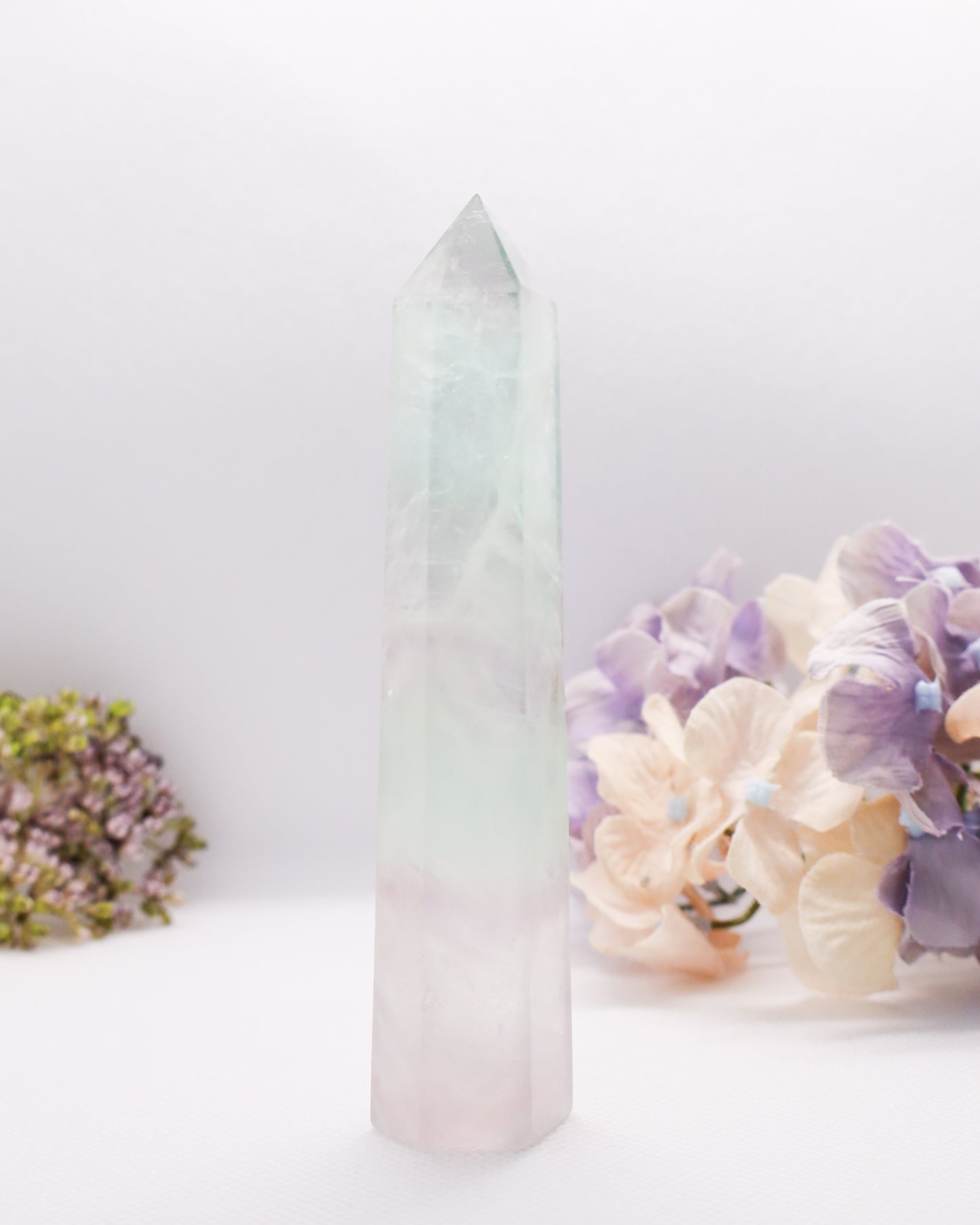 Fluorite Tower #1- Tip Broken