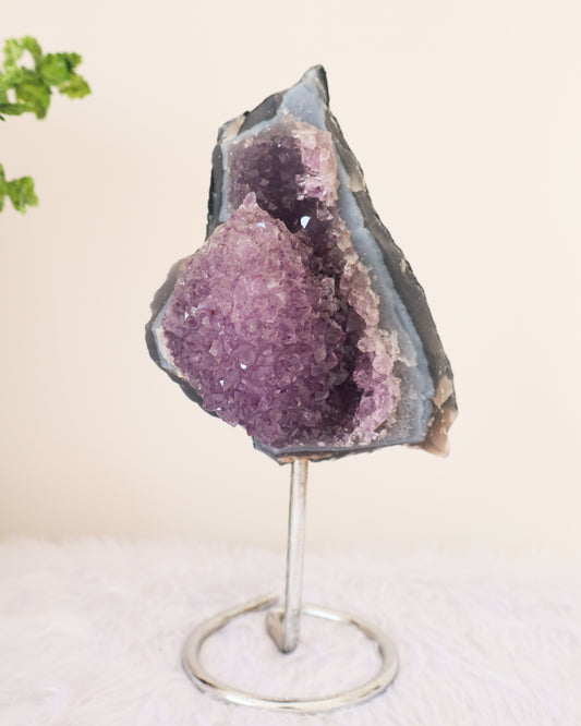 Amethyst Cluster on Stand #2