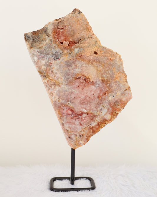 Pink Amethyst Slab With Stand #2