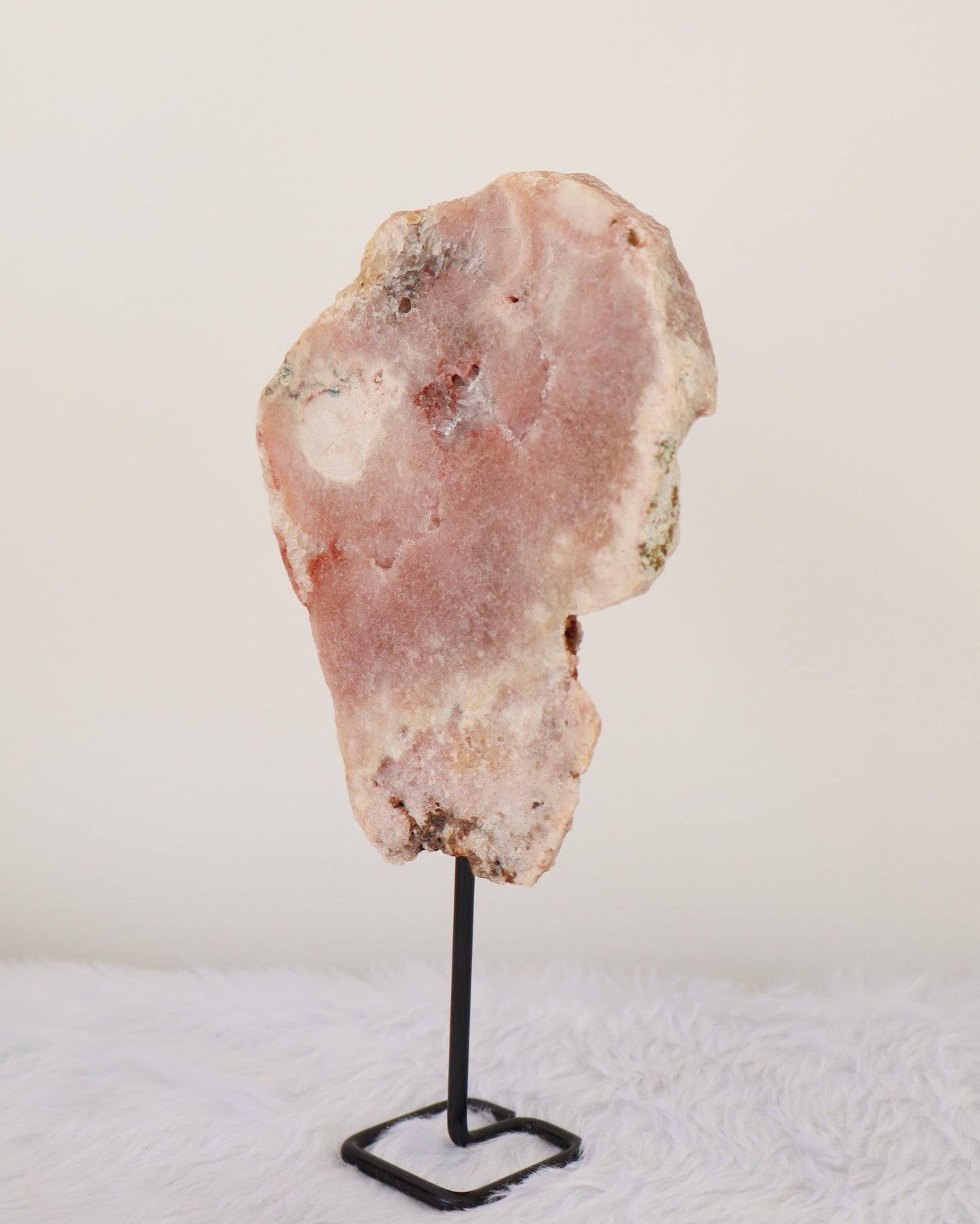 Pink Amethyst Slab With Stand #3