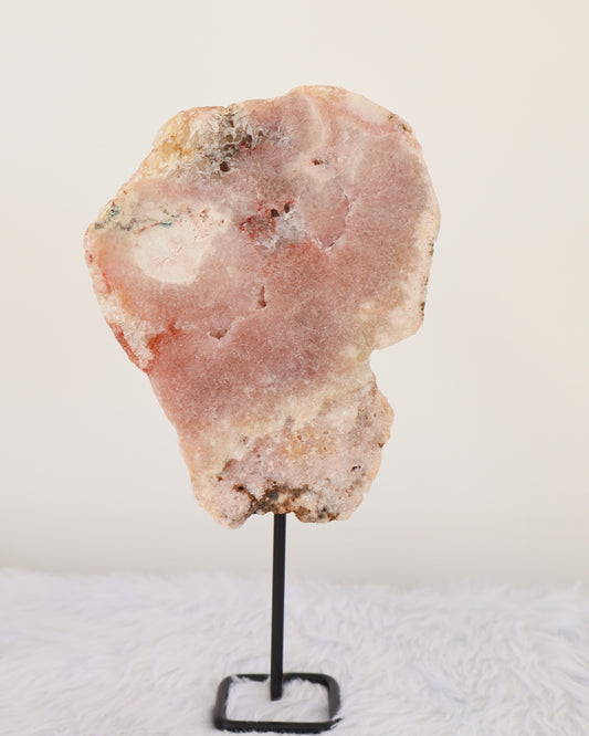 Pink Amethyst Slab With Stand #3