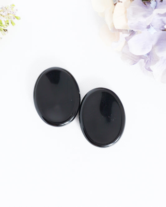 Black Obsidian Worry Stone