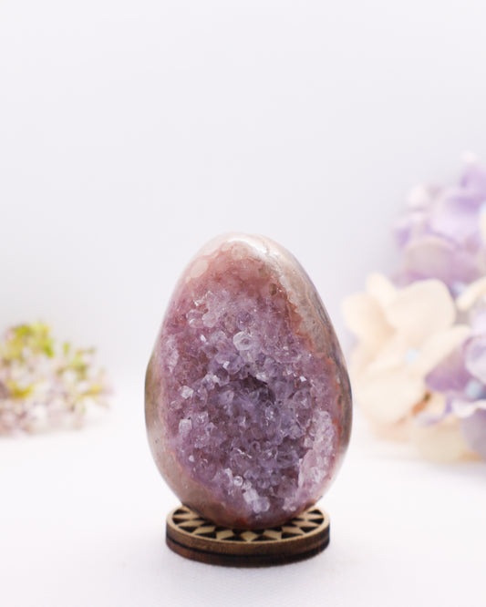 Druzy Amethyst Egg