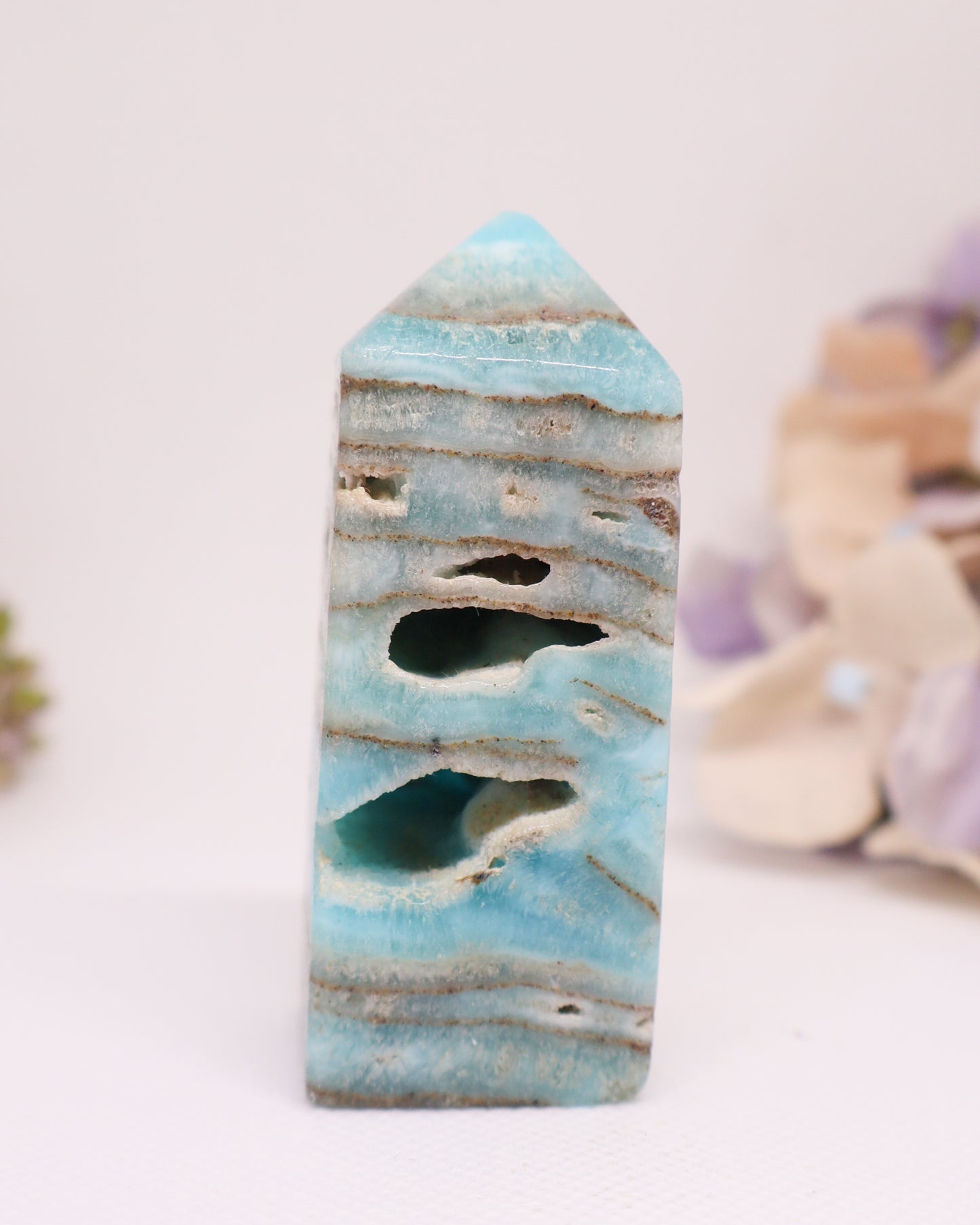 Blue Aragonite Tower #5