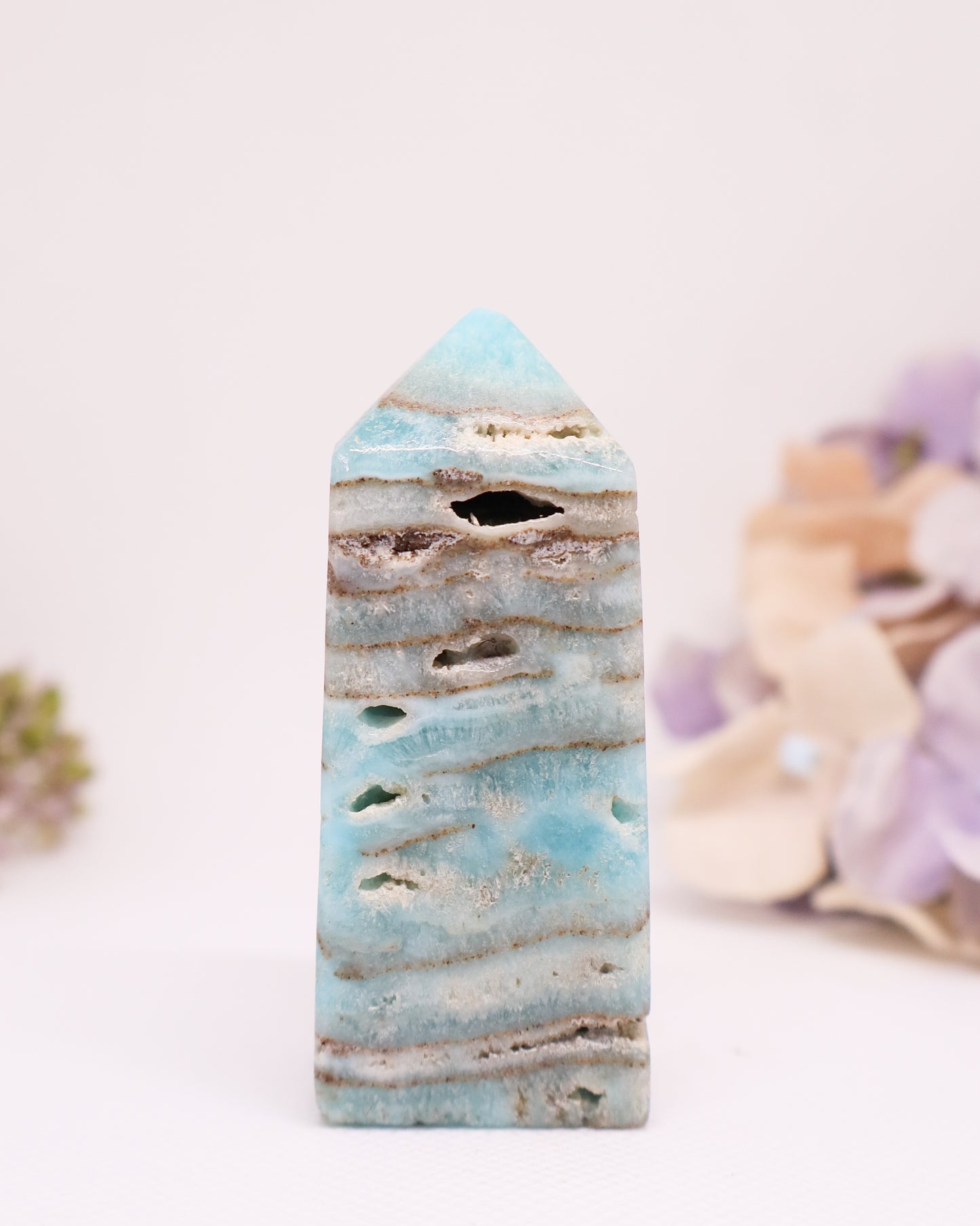 Blue Aragonite Tower #5