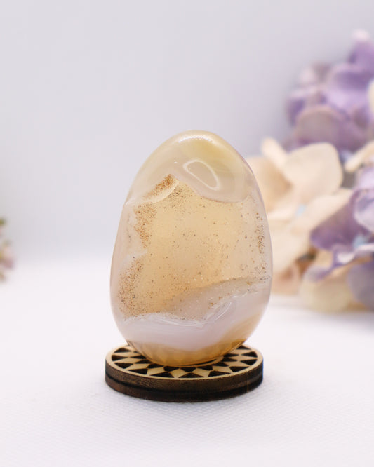 Druzy Agate Egg #4