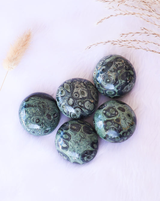 Kambaba Jasper Palm Stones