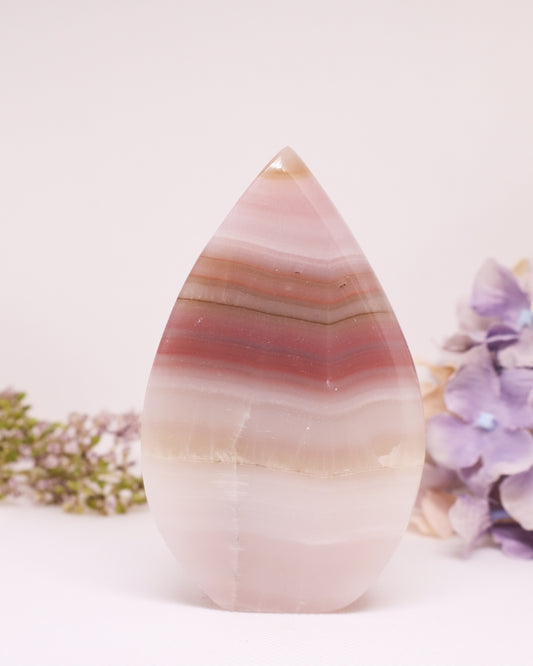 Pink Banded Onyx Flame #1