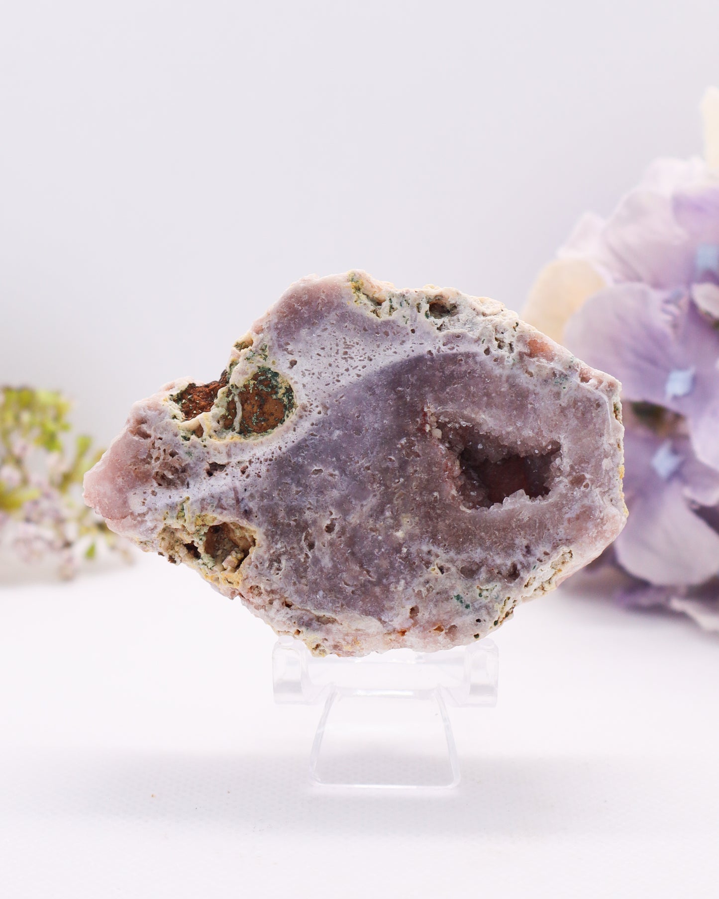 Pink Amethyst Slice #13