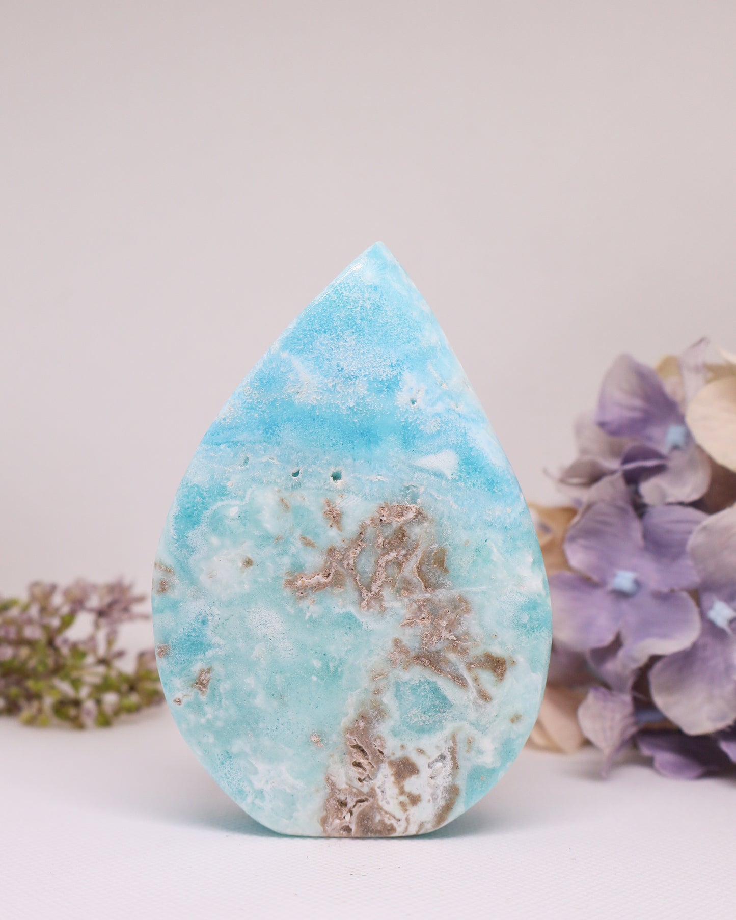 Blue Aragonite Flame #4