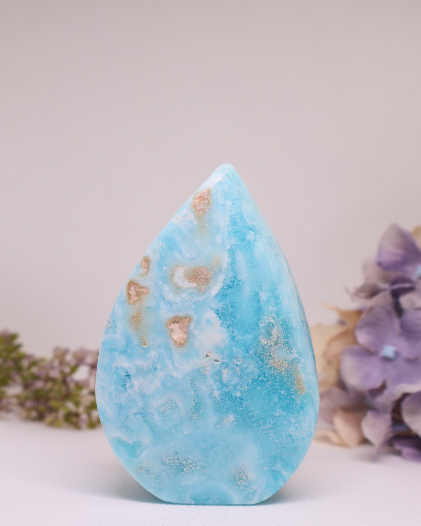 Blue Aragonite Flame #2