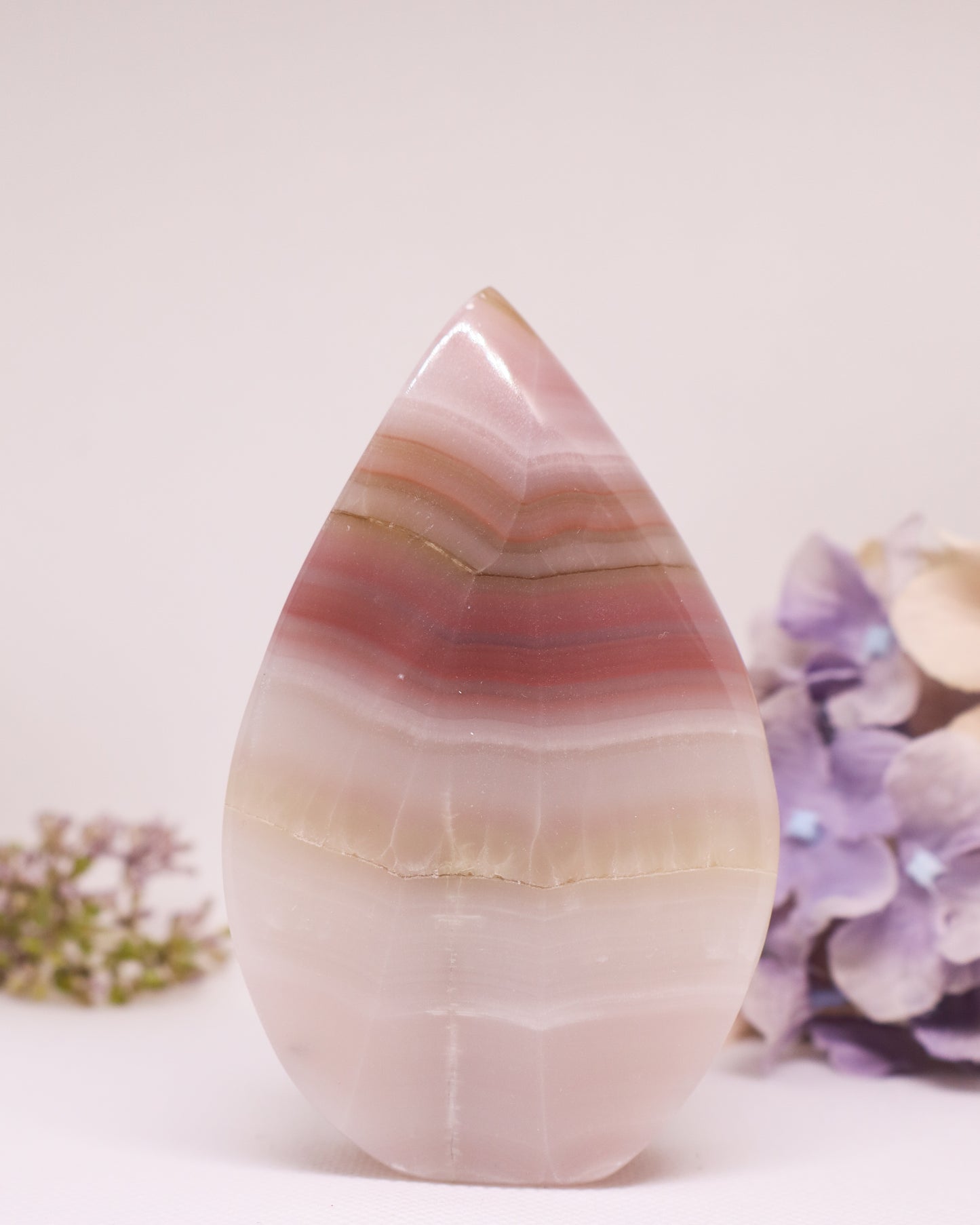 Pink Banded Onyx Flame #3