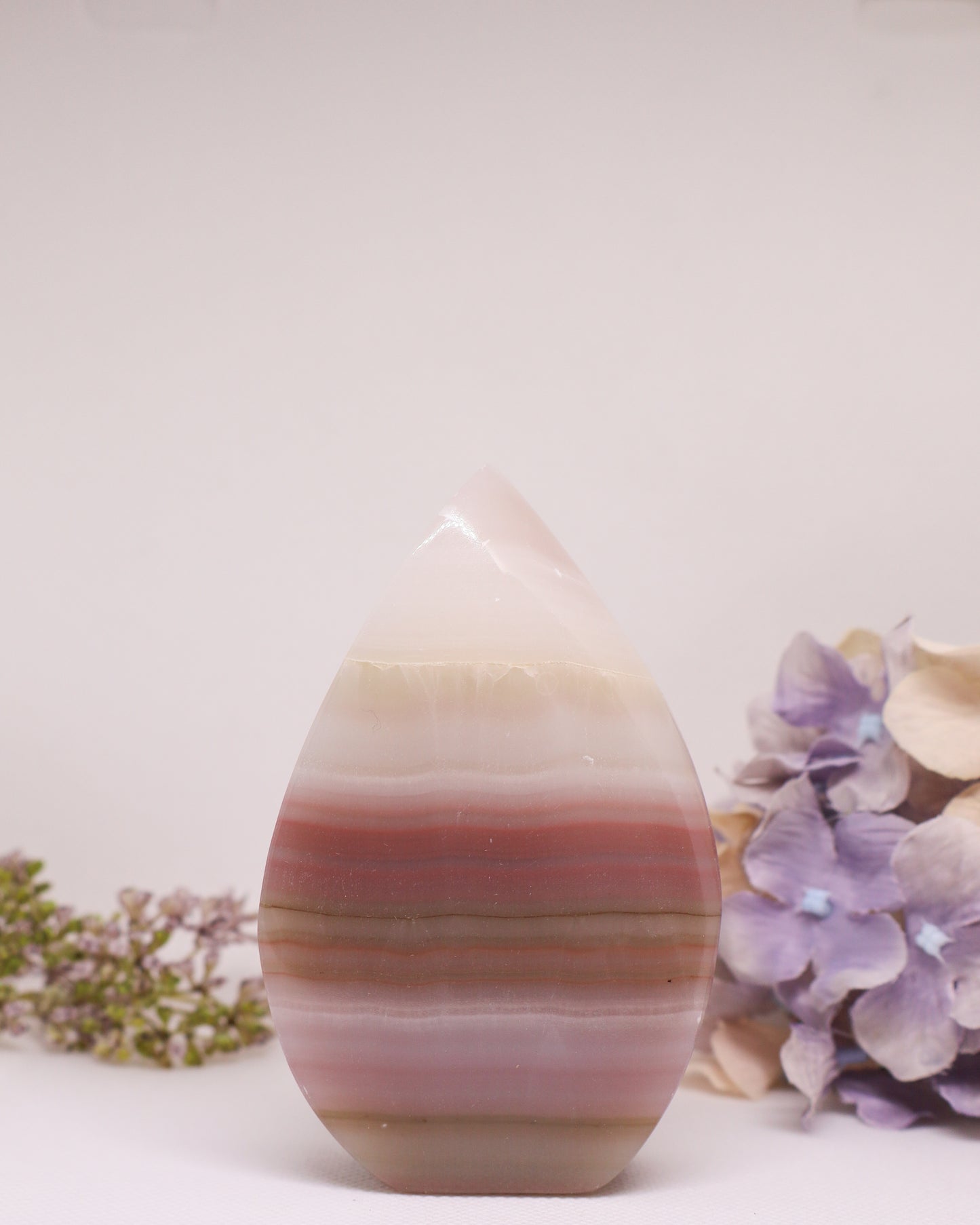 Pink Banded Onyx Flame #5