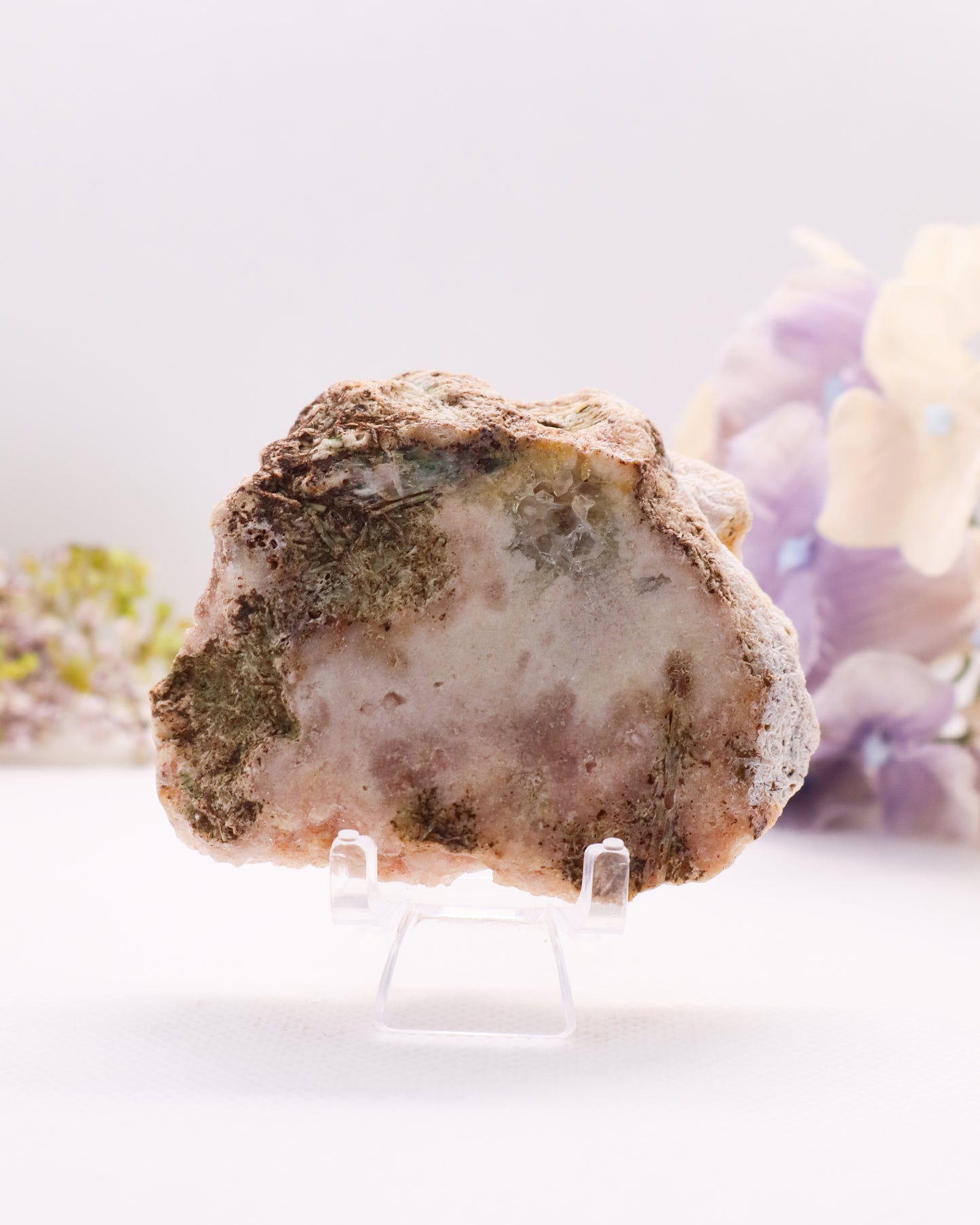 Pink Amethyst Slice #18