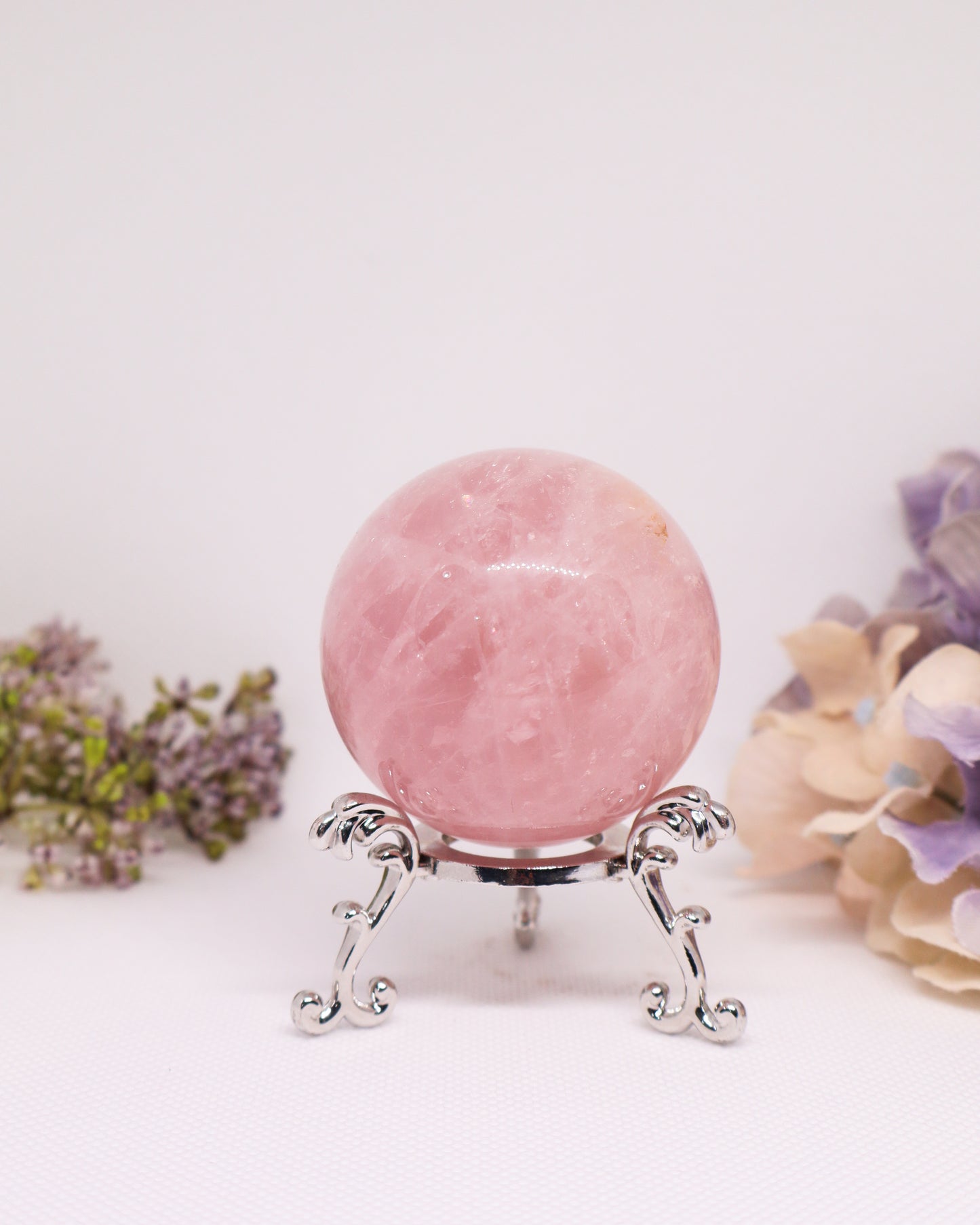 Rose Quartz Sphere #7