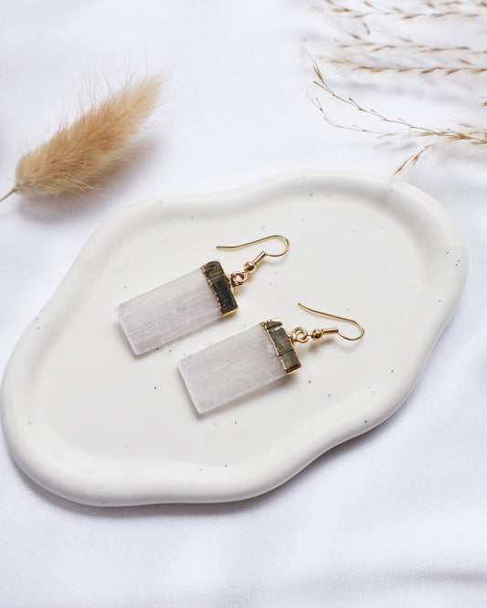 Selenite Earrings