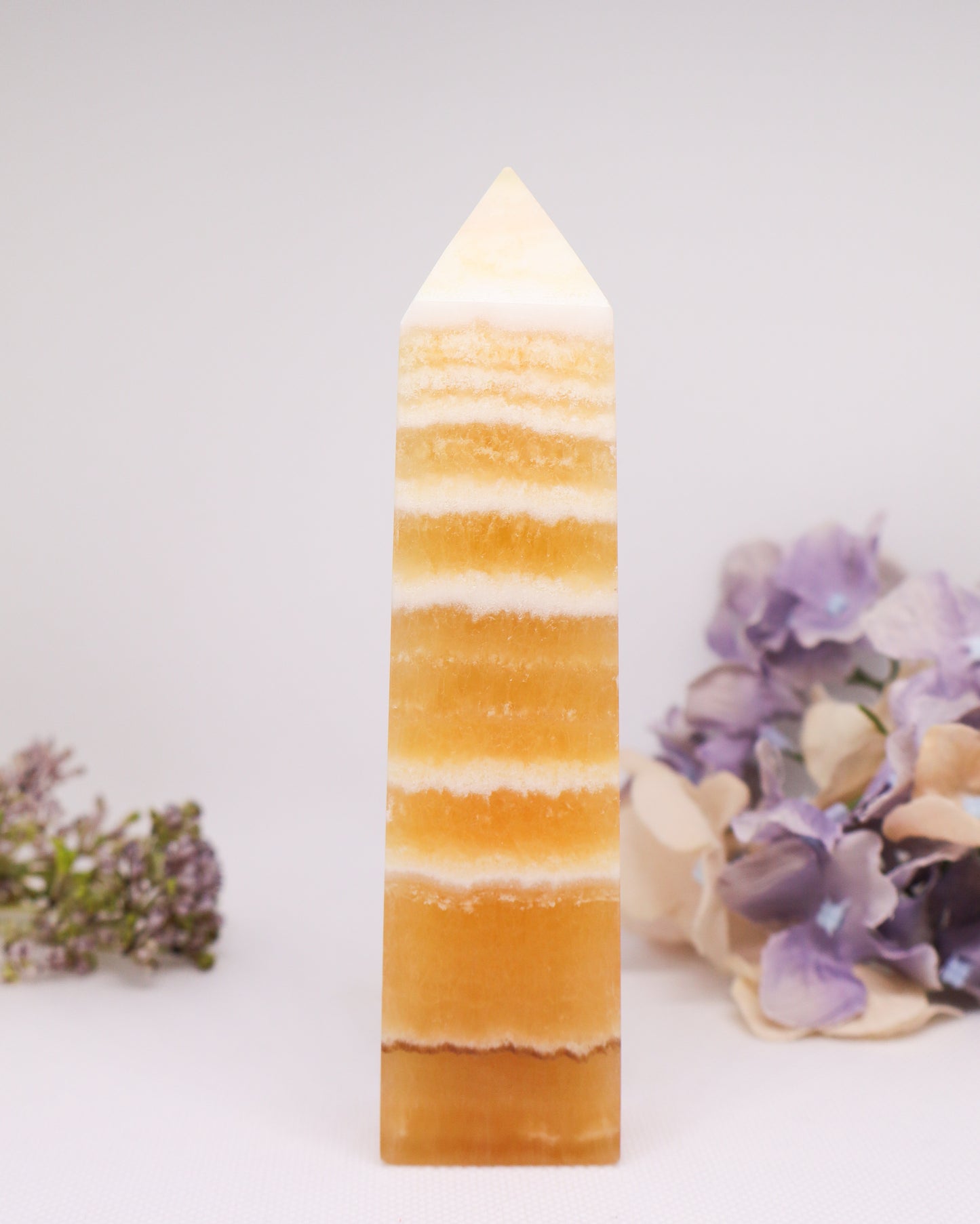 Orange Calcite Tower #1