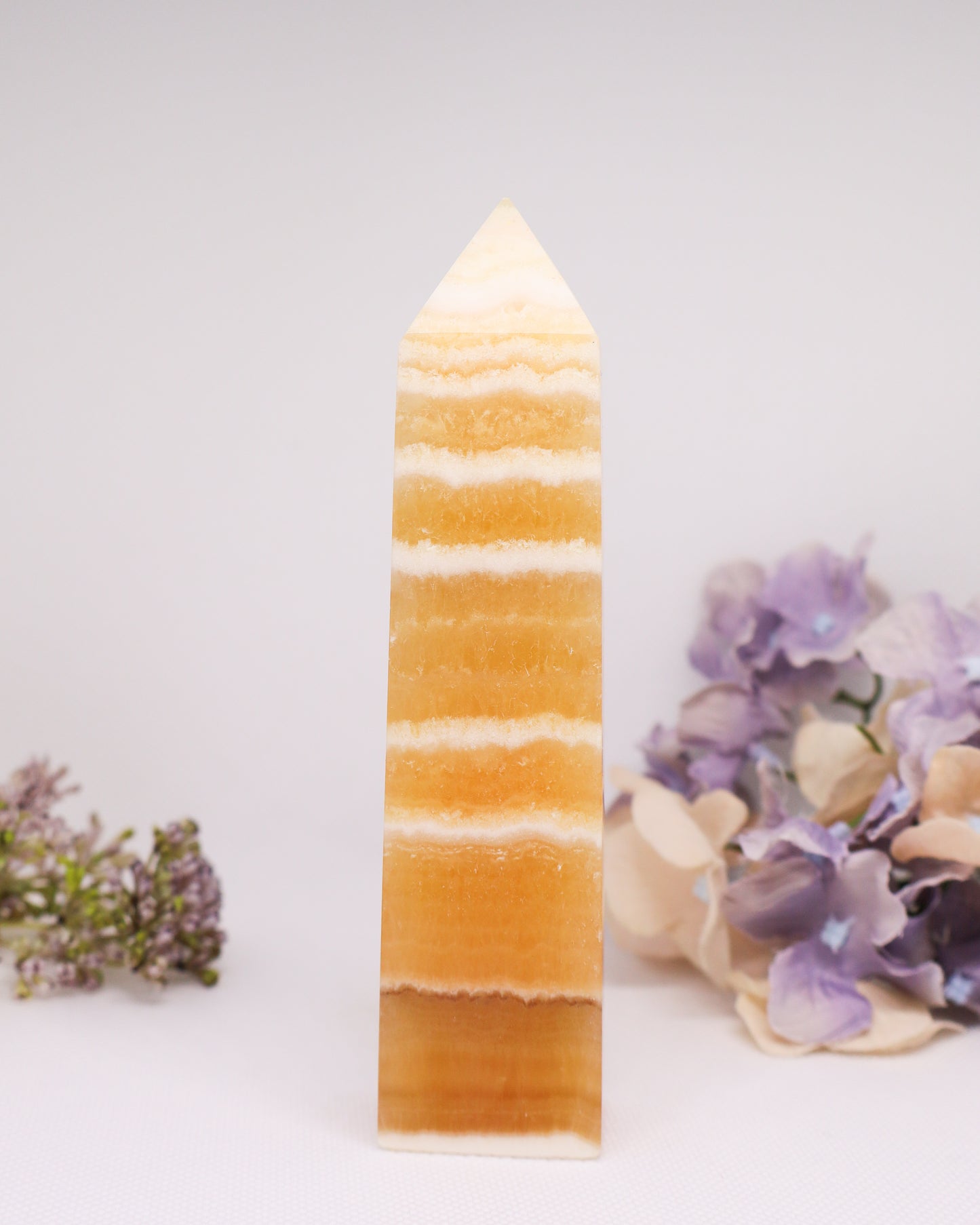 Orange Calcite Tower #1