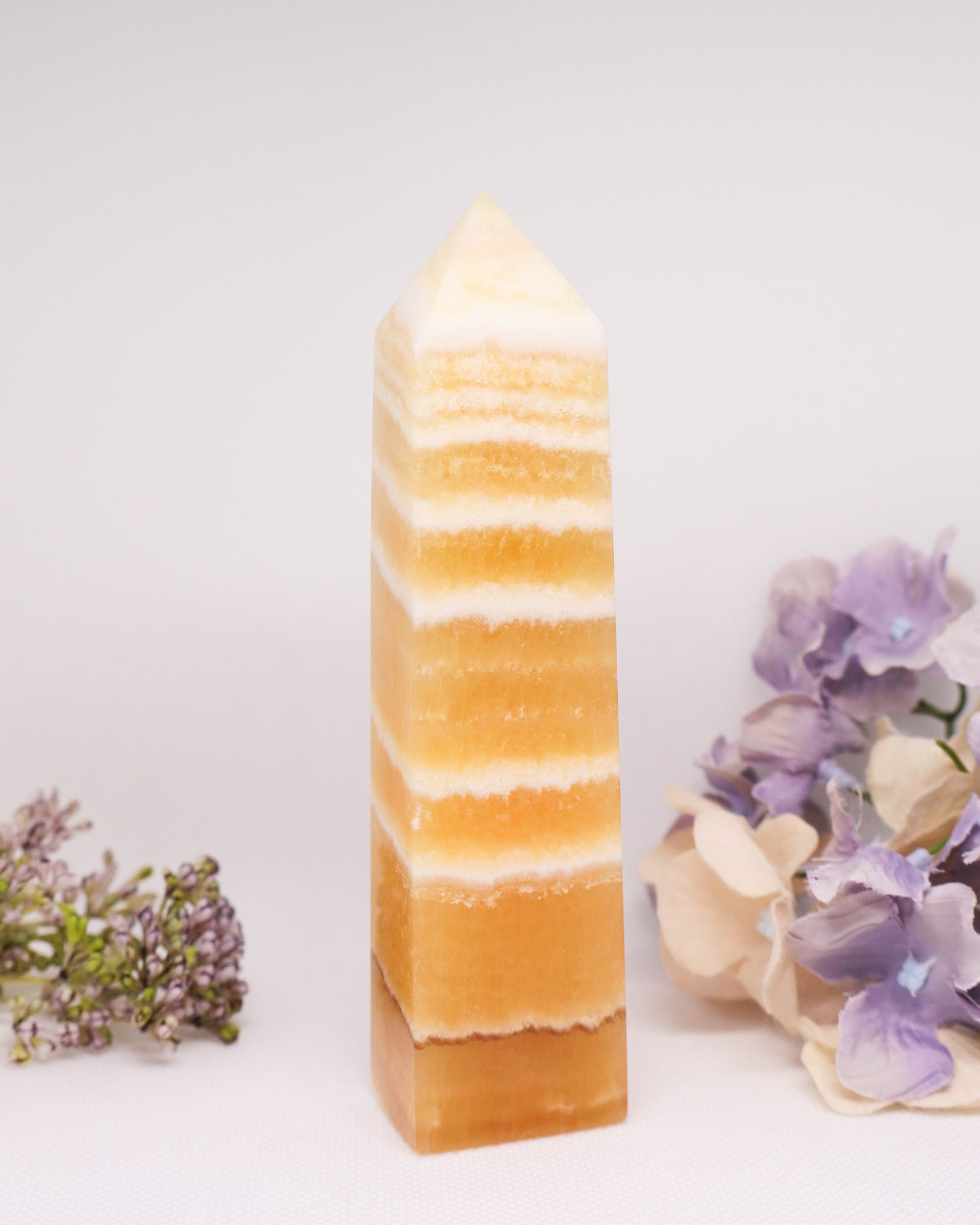 Orange Calcite Tower #1