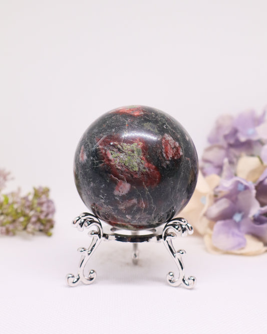 Plum Blossom Jade Sphere #1