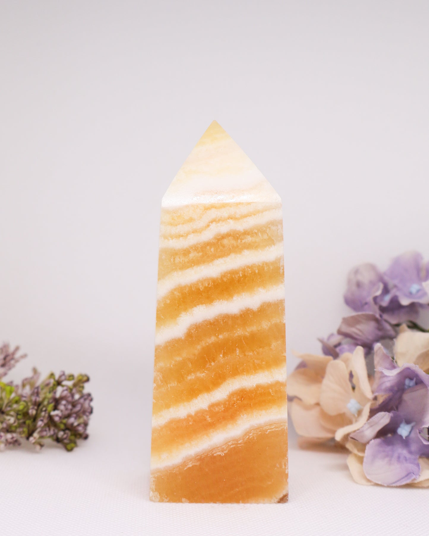 Orange Calcite Tower #2