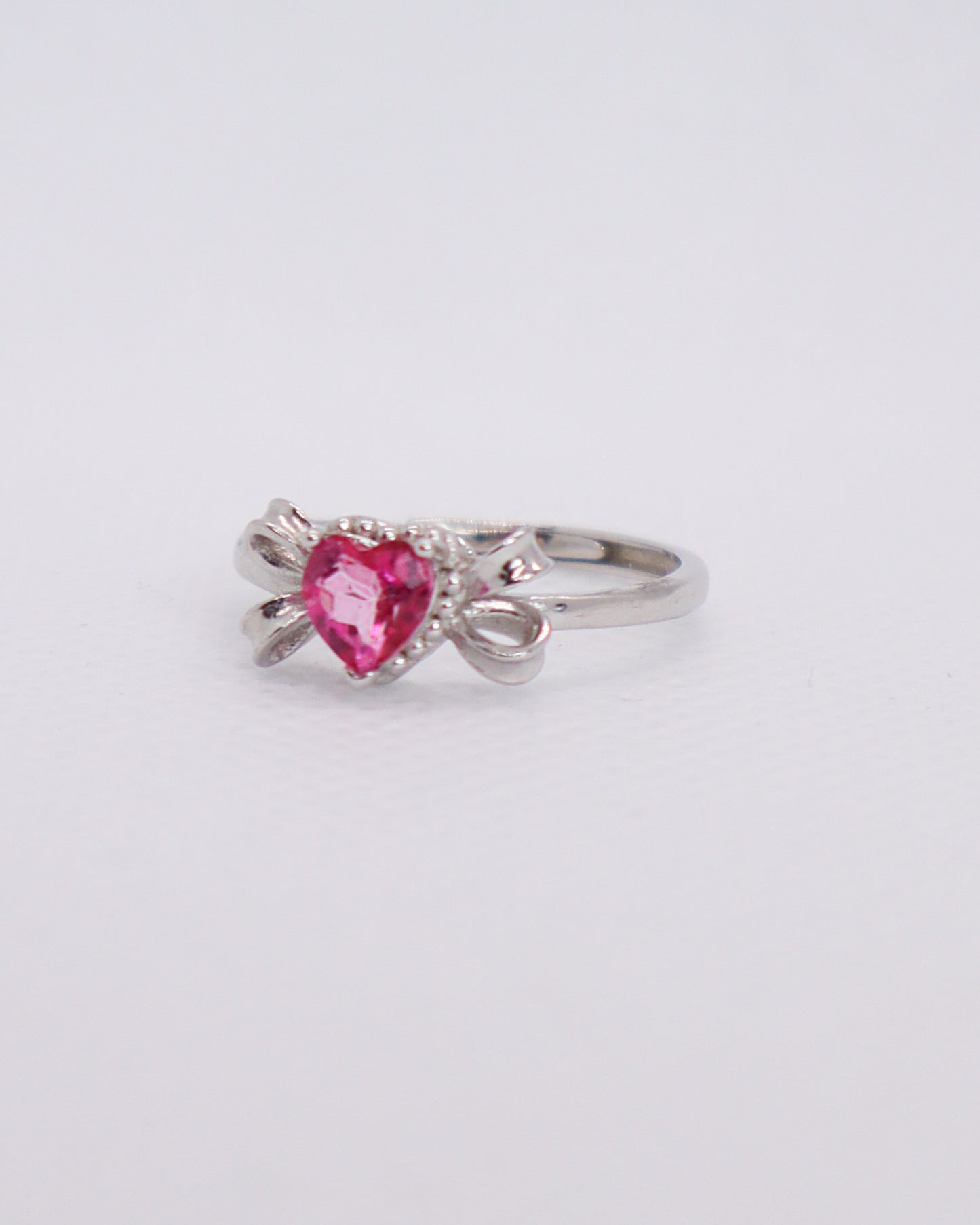 Pink Tourmaline Ring  - 925 Sterling Silver