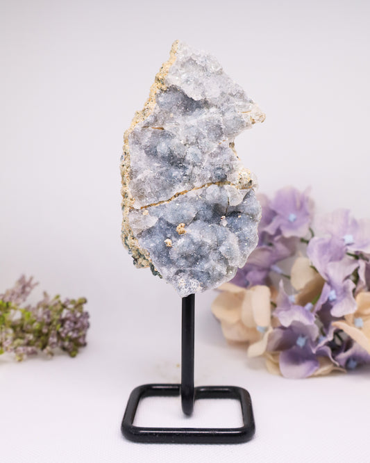 Zeolite Cluster on Metal Stand #9