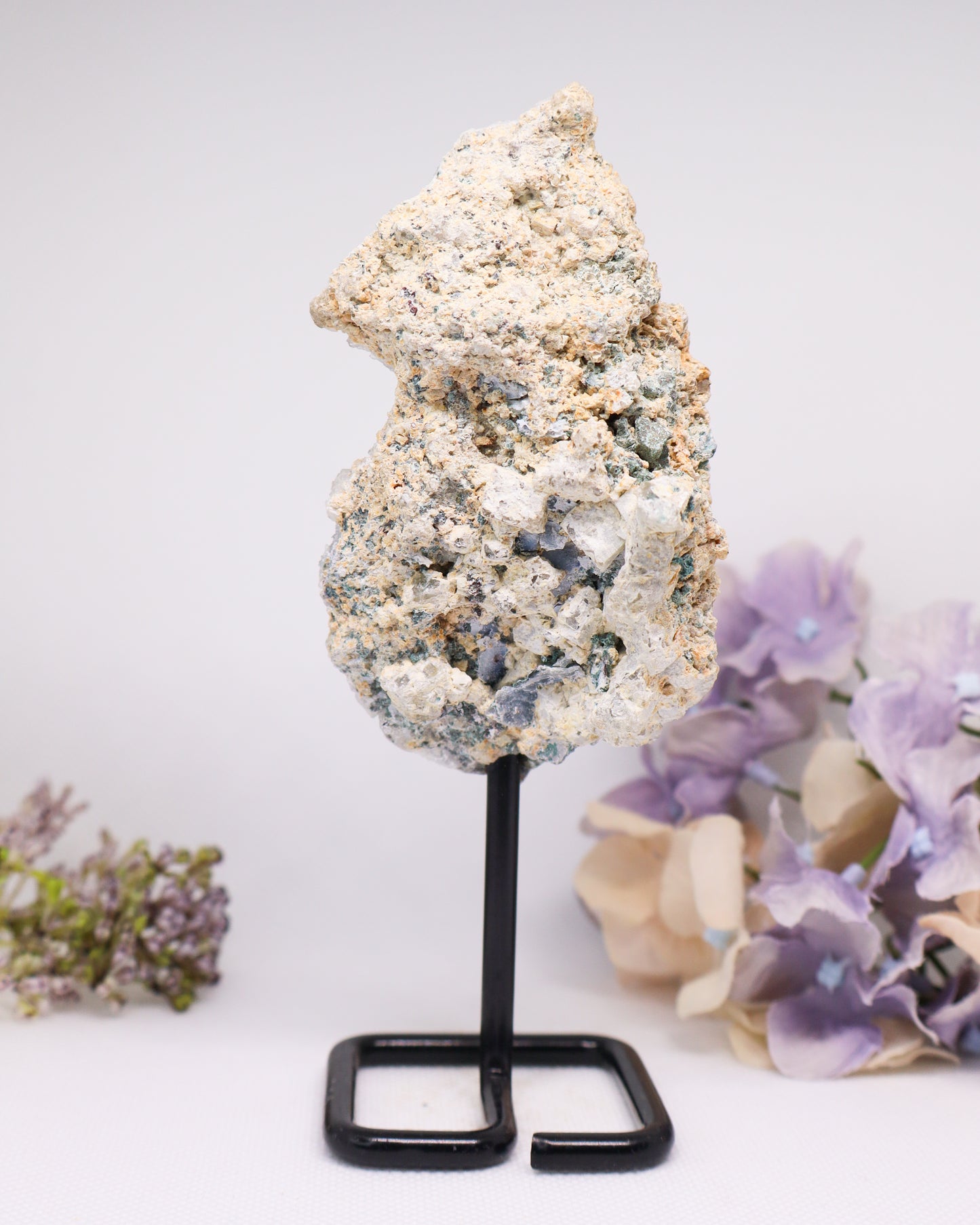 Zeolite Cluster on Metal Stand #9