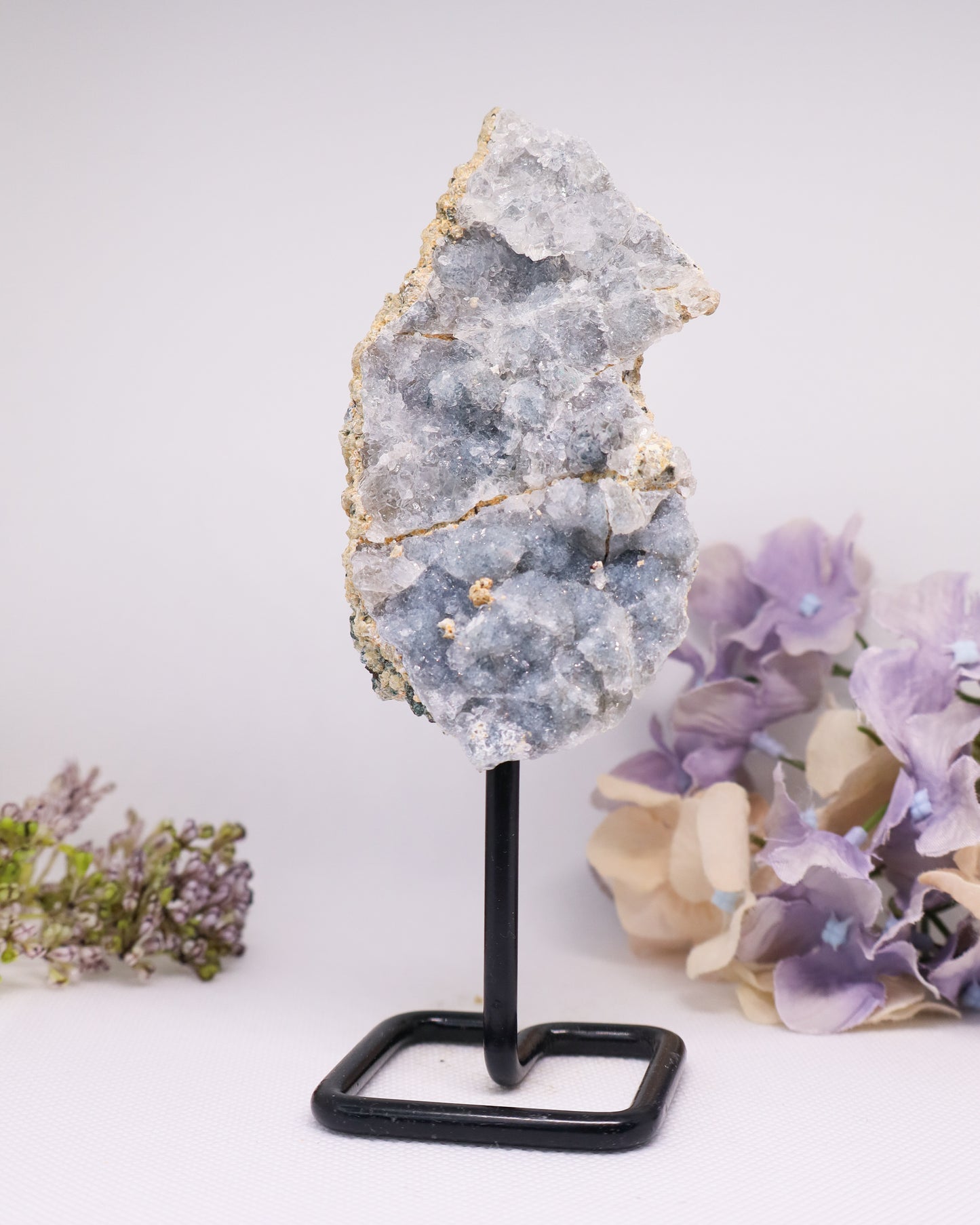 Zeolite Cluster on Metal Stand #9